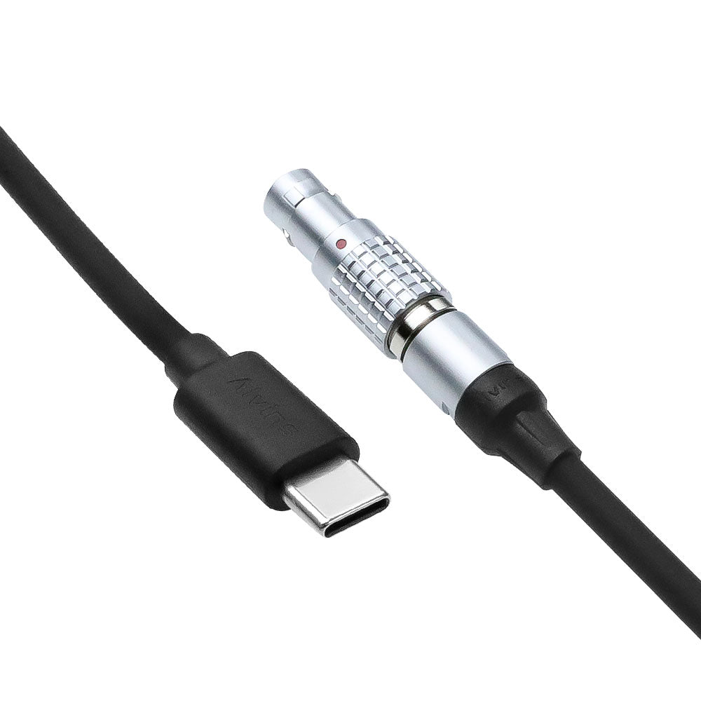 Alvin&#39;s Cables Braided USB-C Type-C to 2 Pin 12V Fast Charging Power Cable for Tilta|Teradek|SmallHD|Z-CAM|Blackmagic Pyxis