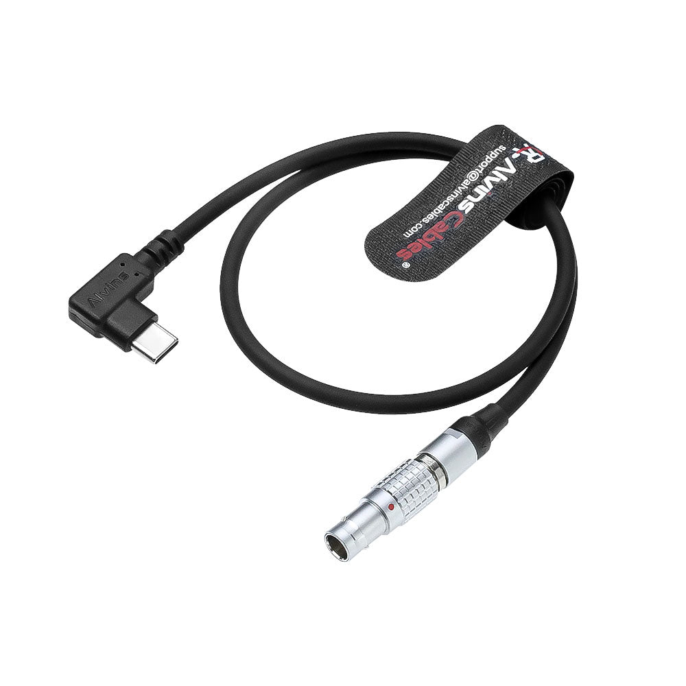 Alvin&#39;s Cables Braided USB-C Type-C to 2 Pin 12V Fast Charging Power Cable for Tilta|Teradek|SmallHD|Z-CAM|Blackmagic Pyxis