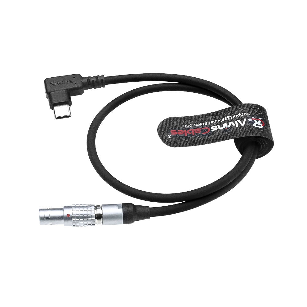Alvin&#39;s Cables Braided USB-C Type-C to 2 Pin 12V Fast Charging Power Cable for Tilta|Teradek|SmallHD|Z-CAM|Blackmagic Pyxis