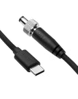 Alvin's Cables PD Type-C to Locking DC 5.5×2.5mm Fast Charging Power Cable for Atomos Ninja V, SmallHD 702 Touch Monitor 1M/39.4inches