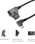Alvin's Cables Dtap to USB C Power Cable, 2ft Ultra Soft & Flexible Dtap to Type C Enhanced Power for Tilta Nucleus Nano II Wireless Lens Control Motors