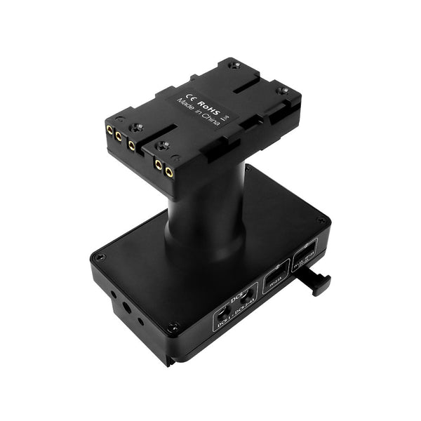 Alvins V-Mount Battery to BP-U Battery Conversion Adapter Plate for Sony PXW-FX9 FX6 FS7 FS5, PMW-300K1 PMW-EX1, Replace of BP-U90/U96/U60/U30 Battery Adjustable Multiple Outputs