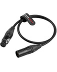 Alvin's Cables Mini XLR 3 Pin Male to XLR 3 Pin Female Audio Cable for Blackmagic Pocket Cinema Camera BMPCC 4K/6K, Video Assist 4K, Sharp 8K Cam, Ultra Soft