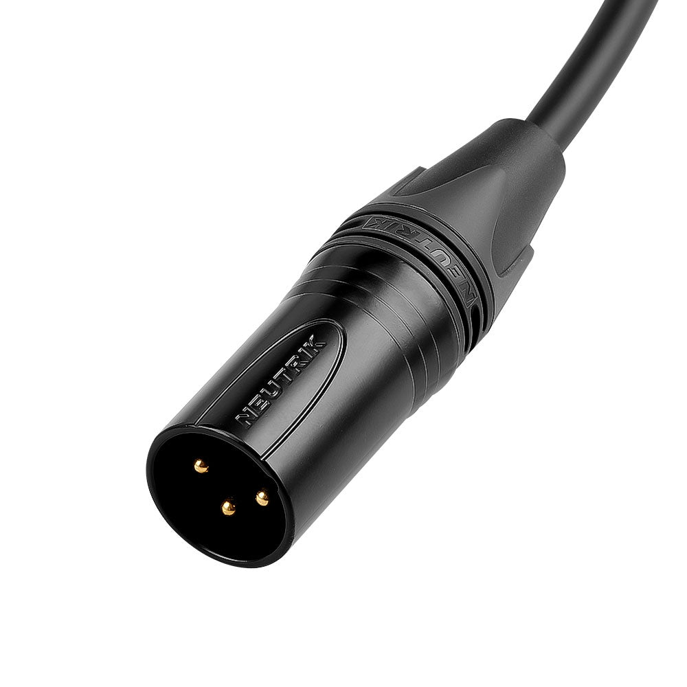 Alvin's Cables Mini XLR 3 Pin Male to XLR 3 Pin Female Audio Cable for Blackmagic Pocket Cinema Camera BMPCC 4K/6K, Video Assist 4K, Sharp 8K Cam, Ultra Soft