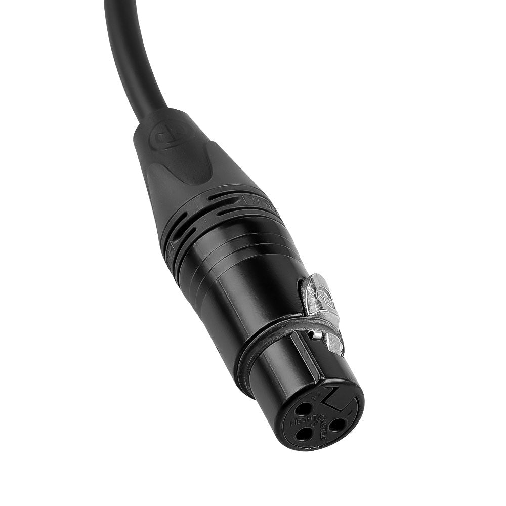Alvin's Cables Mini XLR 3 Pin Male to XLR 3 Pin Female Audio Cable for Blackmagic Pocket Cinema Camera BMPCC 4K/6K, Video Assist 4K, Sharp 8K Cam, Ultra Soft