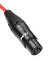 Alvin's Cables Alvins Smart D-Tap to XLR 4 Pin Female Braided Power Cable for Sony VeniceF55|SXS, for Blackmagic URSA Mini Pro, Tvlogic Monitor, Ultra Flexible, 1M|39.4inches