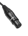 Alvin's Cables Alvins Smart D-Tap to XLR 4 Pin Female Braided Power Cable for Sony VeniceF55|SXS, for Blackmagic URSA Mini Pro, Tvlogic Monitor, Ultra Flexible, 1M|39.4inches