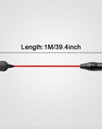 Alvin's Cables Alvins Smart D-Tap to XLR 4 Pin Female Braided Power Cable for Sony VeniceF55|SXS, for Blackmagic URSA Mini Pro, Tvlogic Monitor, Ultra Flexible, 1M|39.4inches