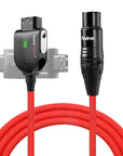 Alvin's Cables Alvins Smart D-Tap to XLR 4 Pin Female Braided Power Cable for Sony VeniceF55|SXS, for Blackmagic URSA Mini Pro, Tvlogic Monitor, Ultra Flexible, 1M|39.4inches