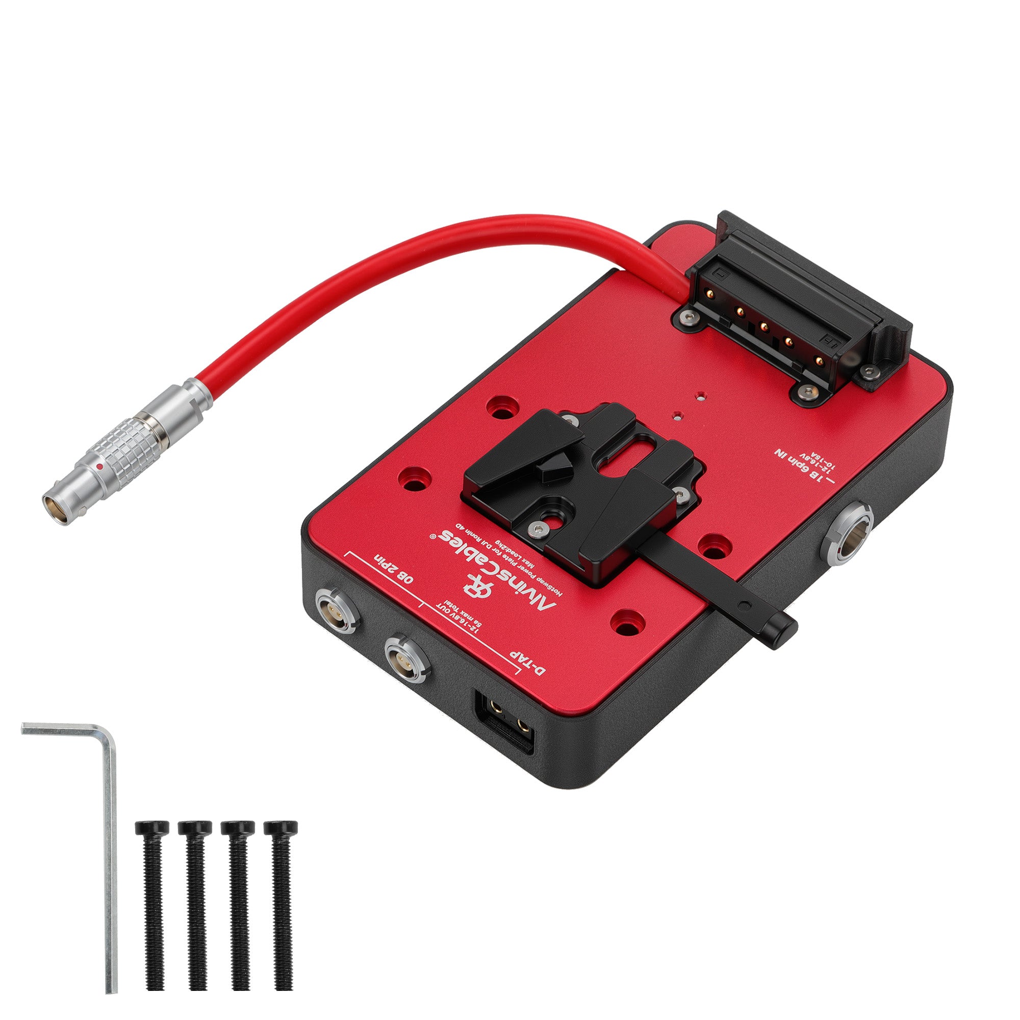 Alvins V-Mount Battery Plate, Hot-Swap Power Plate for DJI Ronin 4D