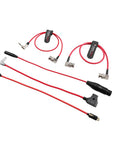Alvin's Cables Set for Blackmagic Pysix – 12G SDI, Lock USB-C, 2Pin to D-tap Power Cord, mini XLR 3Pin to XLR 3Pin Female Audio Cord, 3.5mm TRS to BNC Timecode Cable