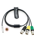 Alvin's Cables RED DSMC2 Camera Sync Cable 00B 4 Pin to 3BNC for Timecode Genlock Trigger 60CM| 23.6inches