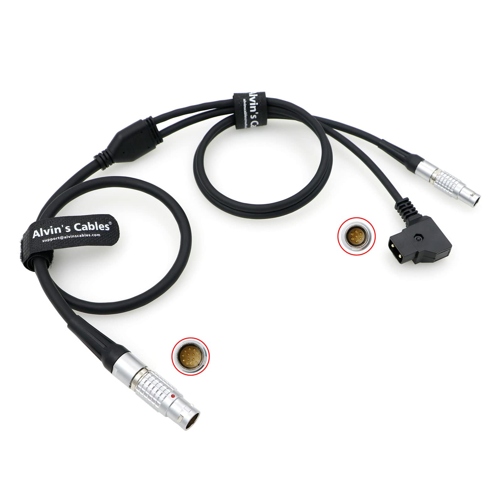 Alvin&#39;s Cables Preston 1227 Y-Cable 14-Pin Male Power Cord for Digital Micro Force Lens DM1|DM2|DM5 Motor