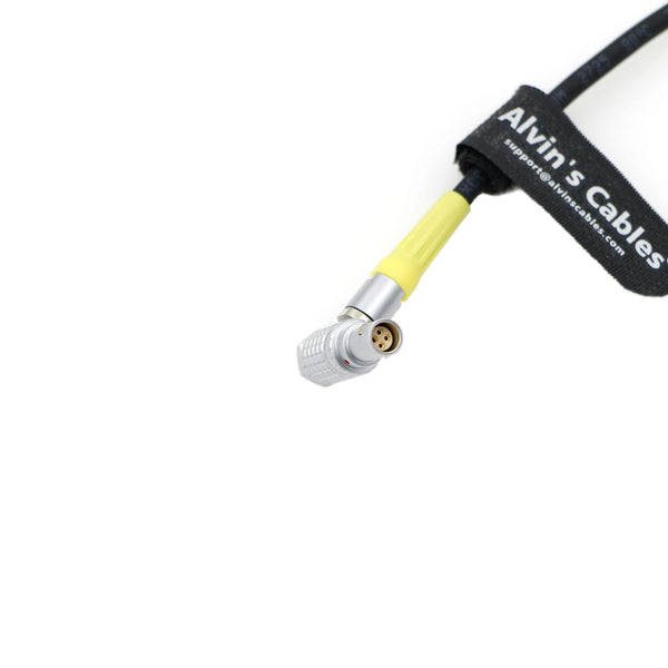 Alvin's Cables ARRI UDM to RIA-1 Serial Cable for ARRI Alexa 35| RIA-1 Compatible with K2.0041172 Right Angle 4 Pin Female to Straight 4 Pin Male Cable 50cm|19.7inches