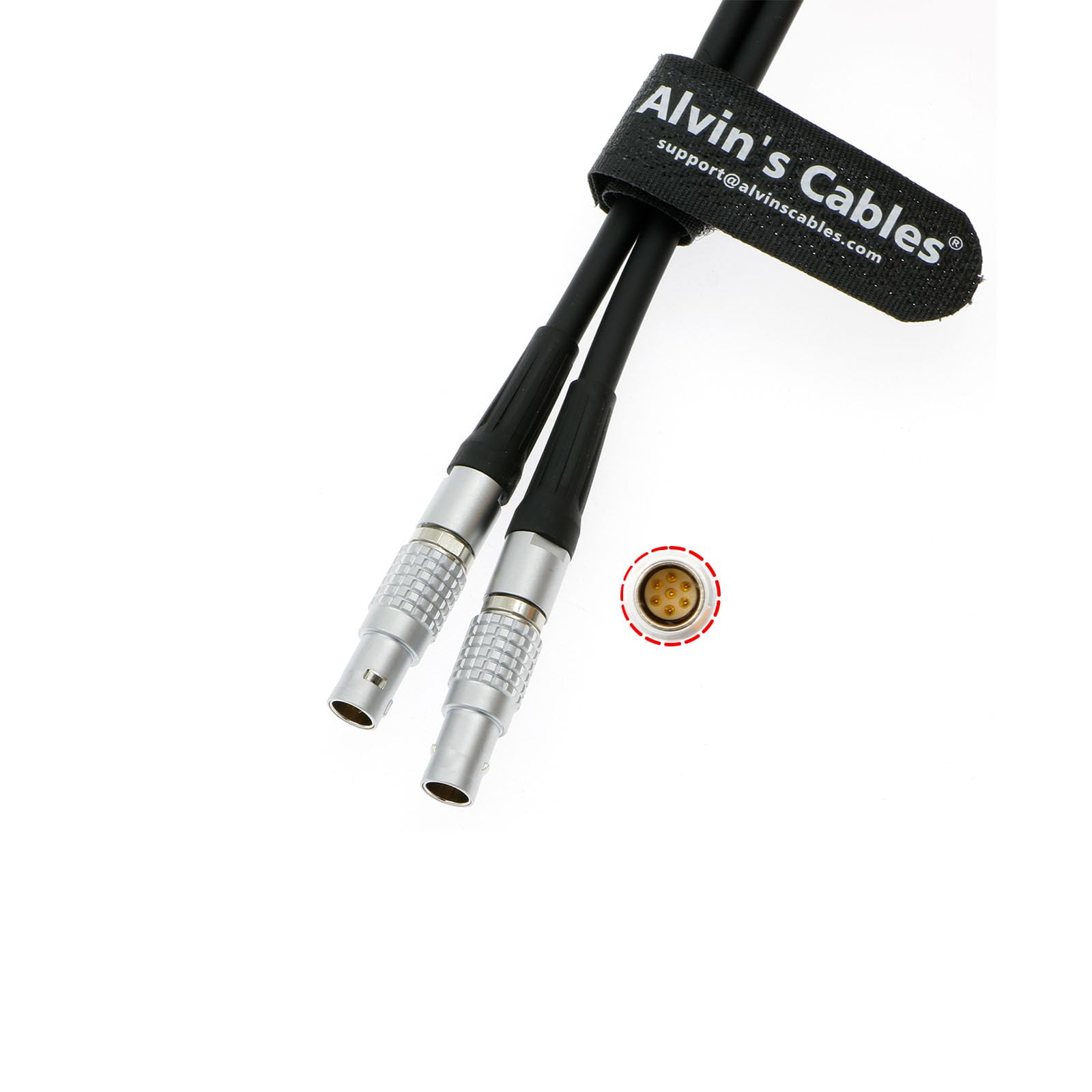 Alvin’s Cables Nucleus-M Motor Power Y Cable for Tilta D tap to Two 7 Pin Male Cable 1M|39.4 inches