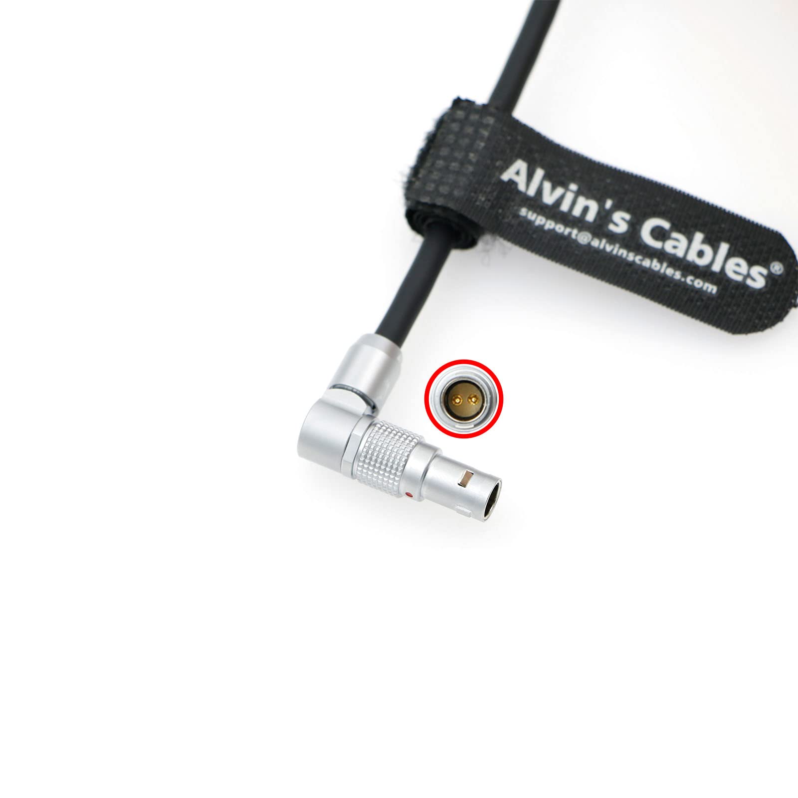 Alvin&#39;s Cables XT60H Male to 2-Pin Male Power Cable for Cinegears Follow Focus Motor 51cm|20inches