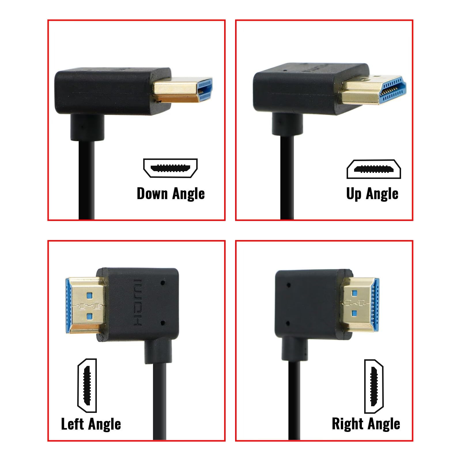 Alvin&#39;s Cables 8K HDMI 2.1 Cable High Speed Thin HDMI for Atomos Ninja V Monitor, Z CAM E2, Sony FS5| FS7| A7S3 Cameras