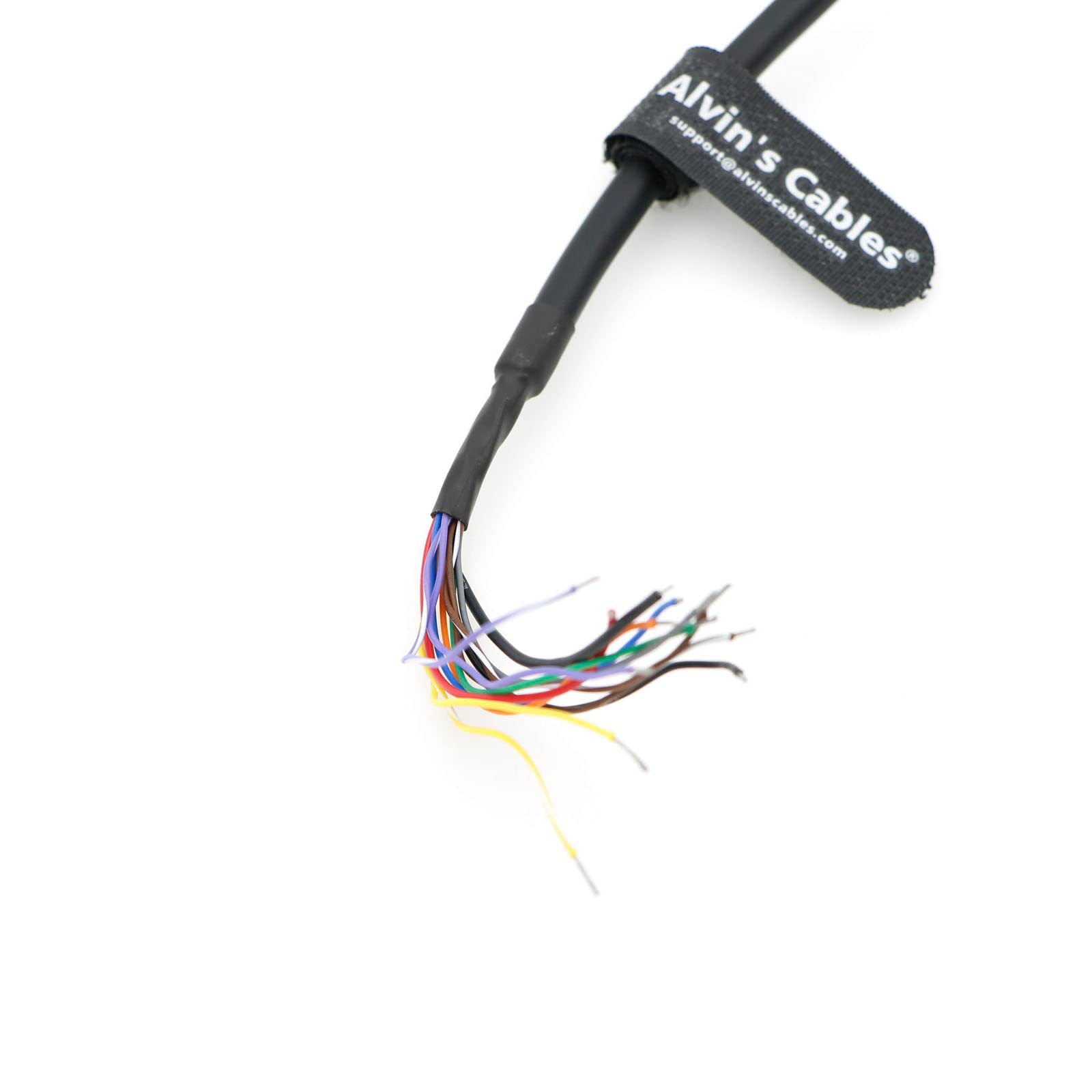 Alvin&#39;s Cables DataMan 260 Reader Serial Power IO Cable M12 A-Code 12 Pin Female to Open Flying Leads for Cognex Industrial Camera