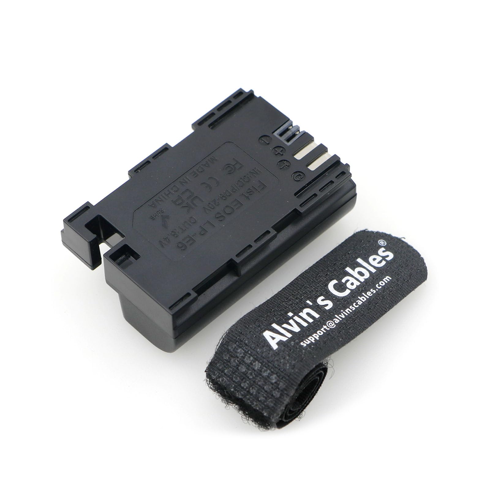 Alvin&#39;s Cables LP-E6 Dummy Battery with PD Type-C Power Cable LP-E6 Battery Replacement Cable for Canon EOS 80D 70D 60D 6D 7D2 7D 5DSR 6D2 5D Mark II III IV Cameras