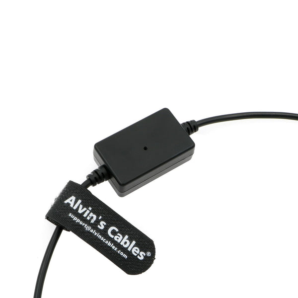 Alvin's Cables USB-C Type-C Right Angle to D-tap Power Cable Regulated 5V Output for Blackmagic Design Micro Converter, Sound Devices Mix Pre II 30cm|12inches