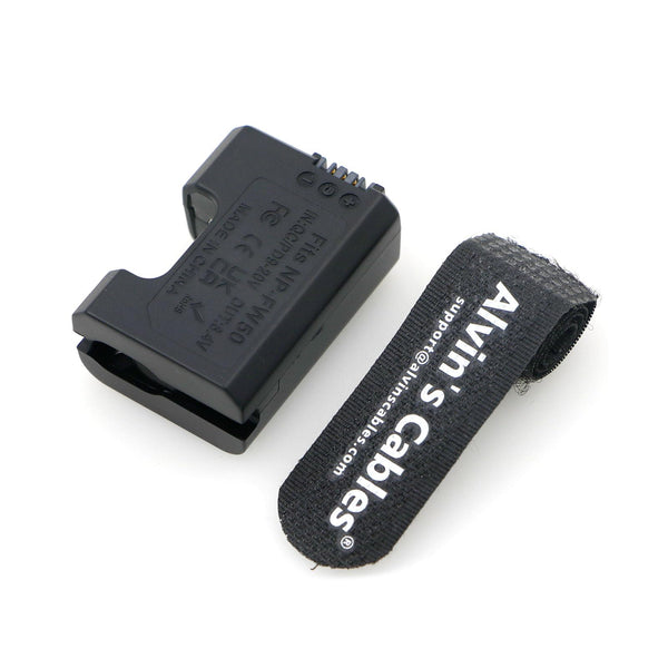 Alvin’s Cables NP-FW50 Dummy Battery to USB-C Type-C PD QC Power Cable for Sony A6000|A6500|A6300|A7R|A7| A33|A35|A37|A55|A7S Cameras