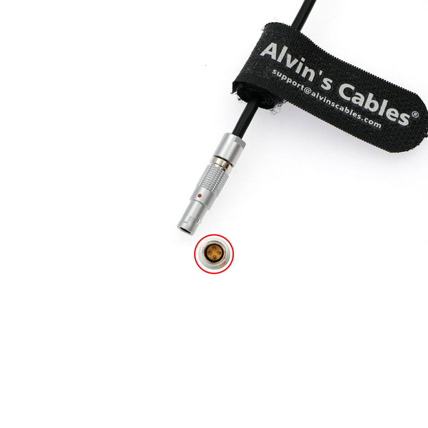 Alvin's Cables RED DSMC2 Camera Sync Cable 00B 4 Pin to 3BNC for Timecode Genlock Trigger 60CM| 23.6inches