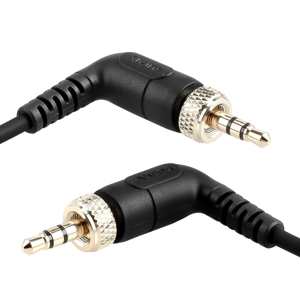 Alvin’s Cables Locking 3.5mm TRS to Micro USB Timecode Cable for Sony FX3| FX30| A7S3| A1 Camera, for Deity TC-1, Tentacle SYNC E Timecode Generator 35cm| 13.8in