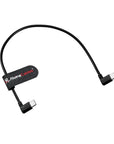 Alvin's Cables Control Cable USB-C to USB-C for DJI RS2| SC2| RS3| RS4, Right Angle Type-C to Type-C Control Cable for Canon R5 R6 R7 R8 R10, Sony A7M3 A7S3 A7M4 A7C 6700