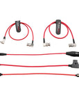 Alvin's Cables Set for Blackmagic Pysix – 12G SDI, Lock USB-C, 2Pin to D-tap Power Cord, mini XLR 3Pin to XLR 3Pin Female Audio Cord, 3.5mm TRS to BNC Timecode Cable