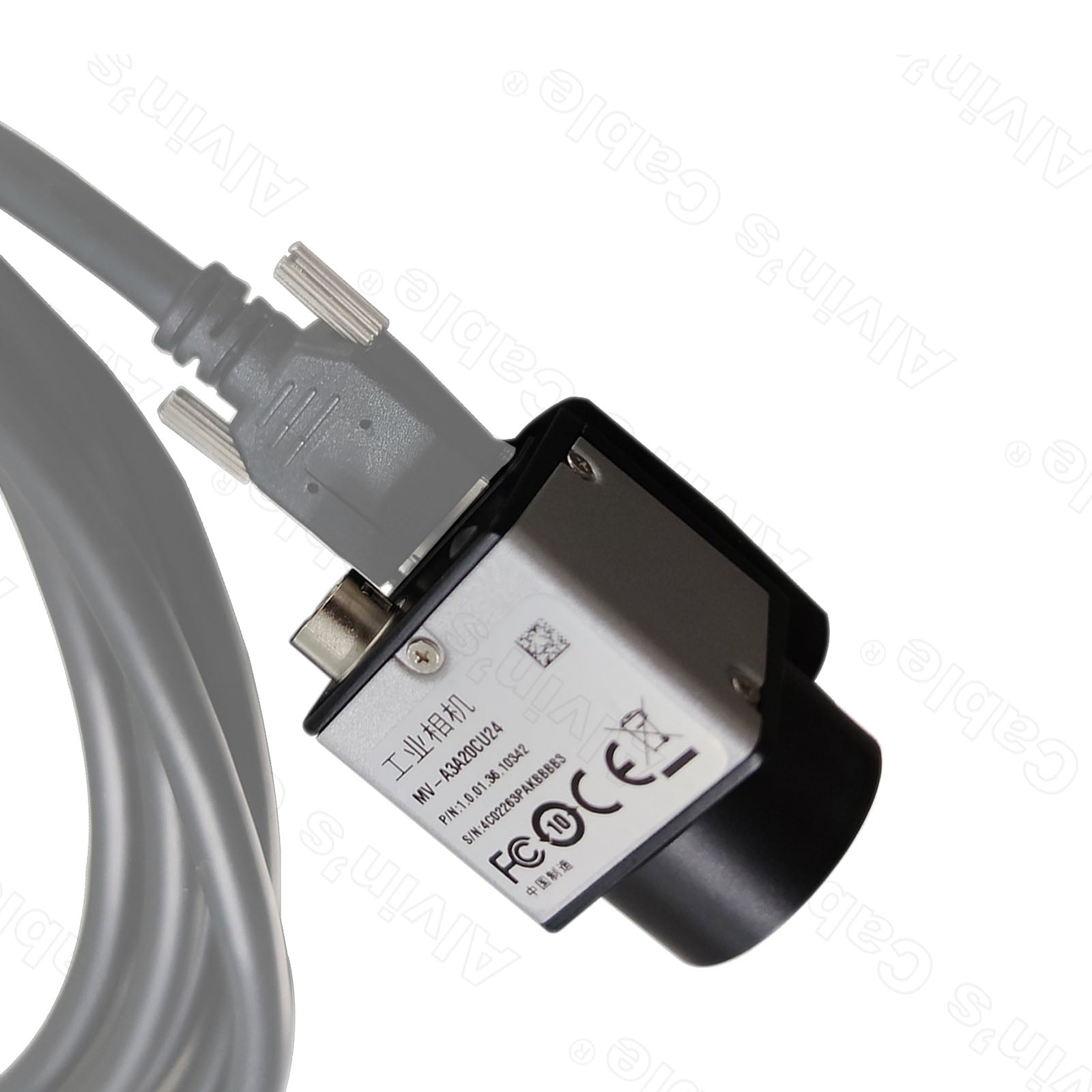 Alvin’s Cables USB 3.0 to Micro-B Fiber-Optics Data-Cable for Basler ACE Camera Micro-B Locking-Screws to Type-A Shielded-Cable for Industrial Camera 10M|32.8ft