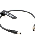Locking DC Barrel Power Cable Lock DC 5.5 2.1 to DC for Video Devices PIX E7 PIX E5 7 Touchscreen Display Hollyland Mars 400s