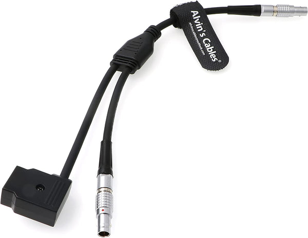 Teradek-Bond Power Cable 2 Pin Male to 2 Pin + D Tap for Tilta-Float ARRI Alexa Camera SmallHD Monitor Alvin’s Cables