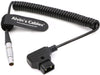 Alvin's Cables 7 Pin Male to D-tap Coiled Power Cable for ARRI cforce RF motor| cmotion cPRO motor| camin CAM
