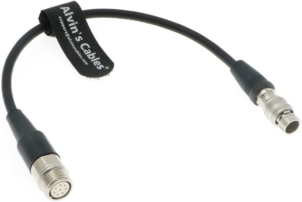 Servo-Zoom-Steuerkabel für Canon 20-Pin Hirose Servo-Objektiv auf 8-Pin Zoom-Controller Adapterkabel Alvin's Cables 20CM|7.8 Zoll