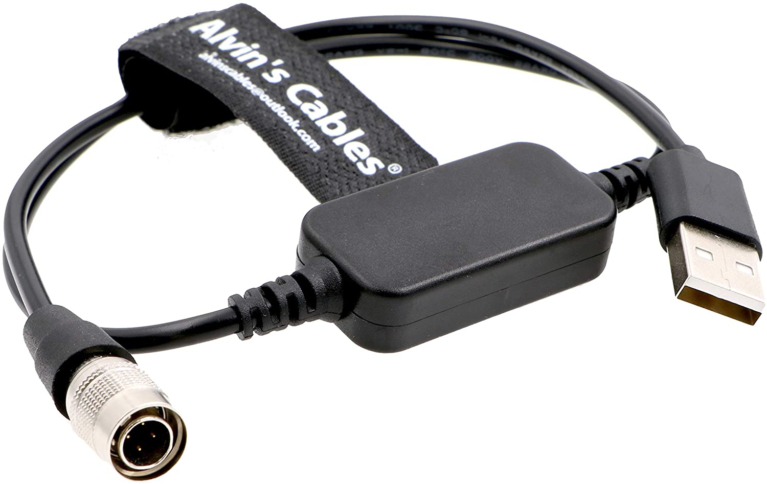 5V to 12V Hirose-4-pin USB-Boost Power-Cable for Sound-Devices 688 633|Zoom F4 F8| Zaxcom Alvin&#39;s Cables