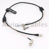 Alvin's Cables 2 Pin auf Hirose 4 Pin Male BNC Kabel für Teradek 55 Bond BMCC Kamera