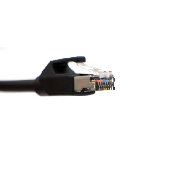 Alvin’s Cables M12 8 Position X-Code auf RJ45 CCB-84901-2001-03 Ethernet-Kabel für Cognex in Sight 8200 8400 Serie P67 Wasserdicht Schwarz