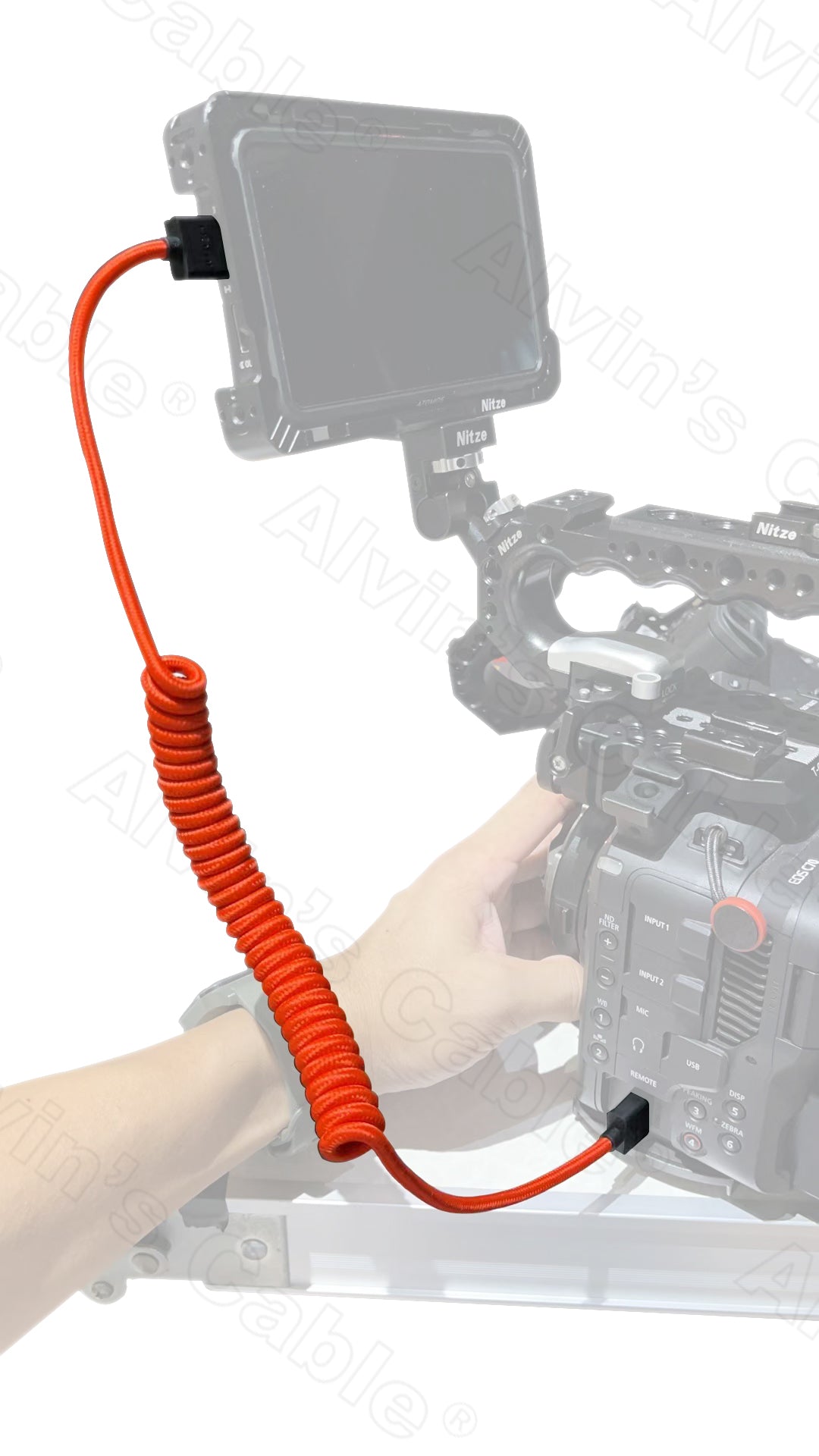 Alvin’s Cables 8K 2.1 Full HDMI Cable for Atomos Ninja-V 4K-60P Record from Z-CAM for Canon-C70, for Sony A7S3,A9,A74