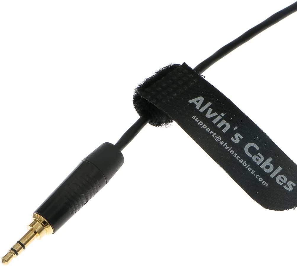 Audio-Cable for Sound Devices 833 Mixer to Lectrosonics DCHT Transmitter TA6F Mini XLR 6 Pin Female to 3.5mm TRS Cable Alvin’s Cables