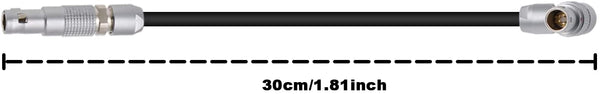 Teradek-MDR.X Run-Stop-Kabel für RED-DSMC2-Kamera, drehbar, rechtwinklig, 6-polig auf 4-polige Strg-Alvin-Kabel, 30 cm, 12 Zoll