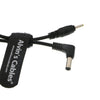 BMPCC DC-Stromkabel für Blackmagic Design Pocket Cinema Camera rechtwinklig DC auf 2,5 0,7 mm 12 V DC gerade/rechtwinklig 12 Zoll | 30 cm Alvins Kabel