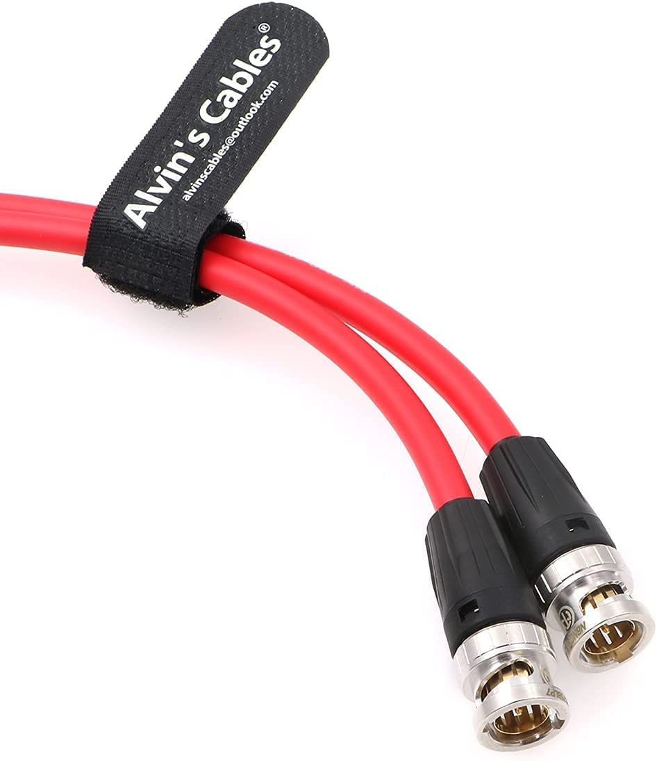 Alvin&#39;s Cables 12G HD SDI Video Coaxial Cable BNC Male to Male for 4K Video Camera