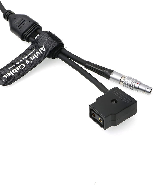 Teradek-Bond Power Cable 2 Pin Male to 2 Pin + D Tap for Tilta-Float ARRI Alexa Camera SmallHD Monitor Alvin’s Cables