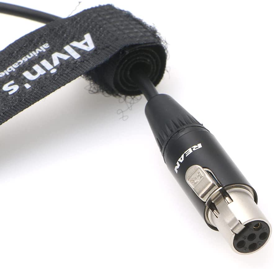 Ta5f to Dual XLR 3-Pin Male Audio-Cable for Lectrosonics-DCHR-Receiver to Sony-Fs700 Alvin’s Cables