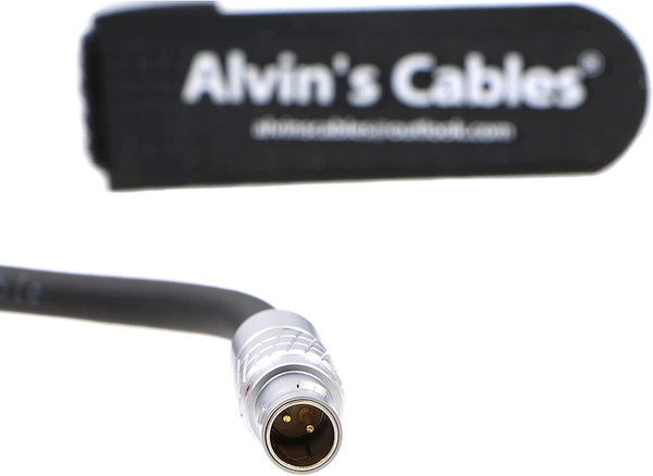 Alvin's Cables Z CAM E2 Flagship to DC Power Cable 2 Pin to Right Angle DC from Nitze Plate