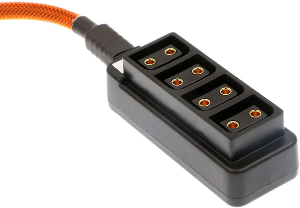 Alvin's Cables EXT 7 Pin Stecker auf 4 Port Dtap Splitter Stromkabel für ARRI Alexa/Mini Kameras EXT auf 4 D-Tap Ptap Female Hub Adapter