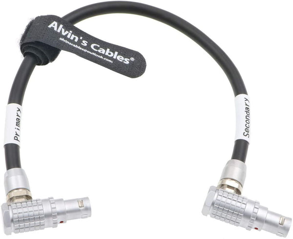 Alvin's Cables Z CAM E2 Sync-Kabel für rechtwinklige Dual-Kamera, 10-poliger Stecker auf 10-poliger Stecker, rechtwinkliges Kabel für K2 Pro Prototype