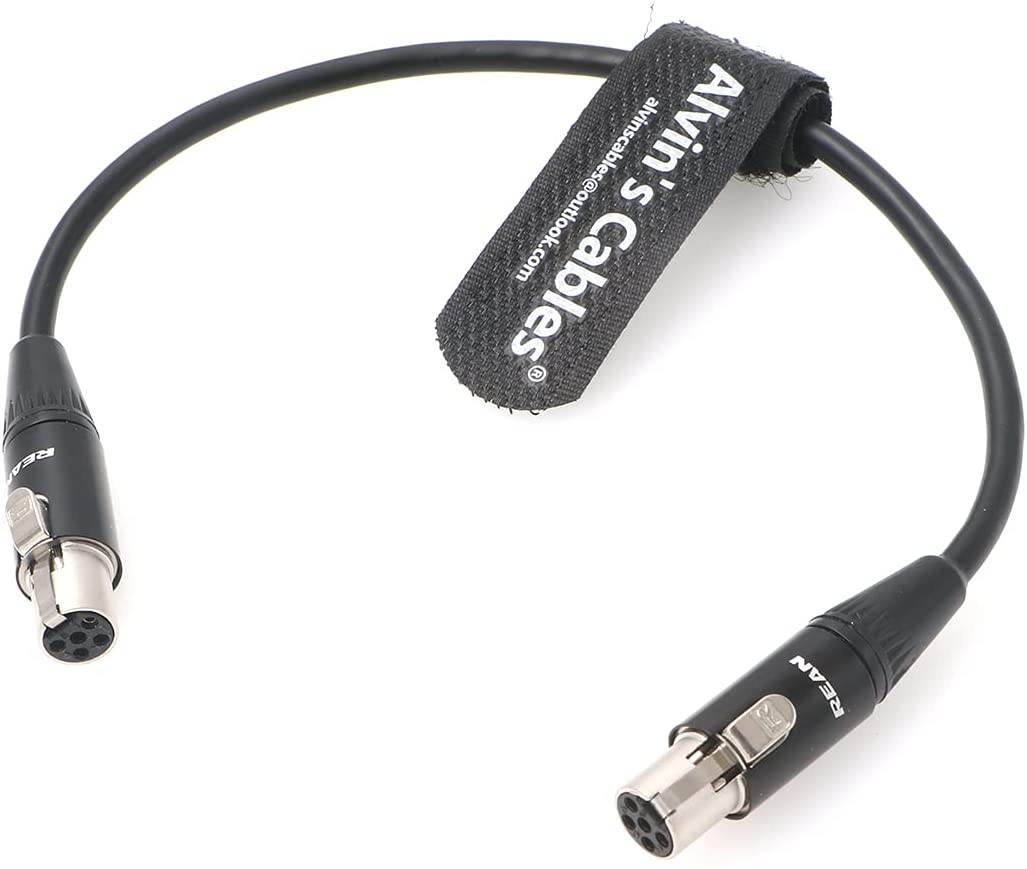 Ta5f to Ta5f Mini XLR 5 Pin Female Audio Cable for Zaxcom Nova Mixer to Lectrosonics UHF Receiver Alvin’s Cables
