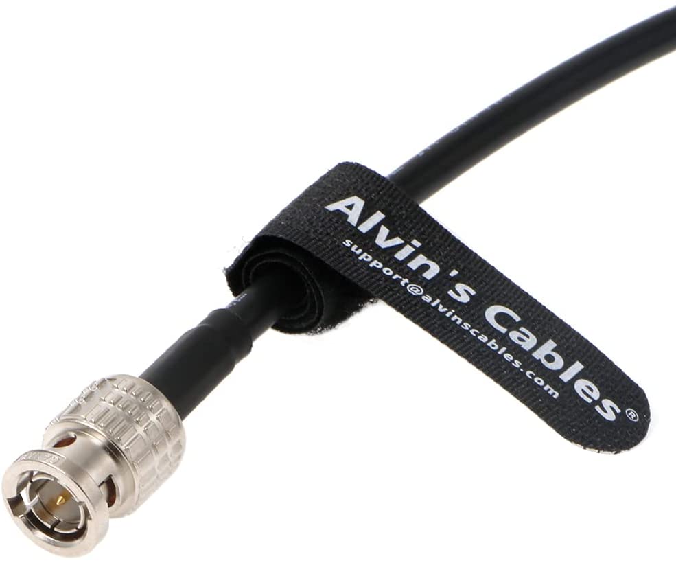 Alvin&#39;s Cables Micro BNC Male High Density BNC to BNC Male HD SDI Coaxial Cable for Blackmagic Video Assist 75 Ohm