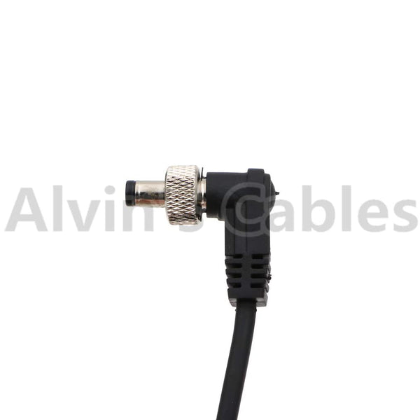 Alvin's Cables Z CAM E2 S6 F6 F8 drehbares rechtwinkliges 2-poliges DC-Stromkabel für Atomos Shinobi Ninja V-Monitor, einstellbar um 90 Grad, 2-poliger Stecker auf rechtwinkliges DC-Kabel